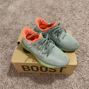 Boost Sneakers in Gray and Orange